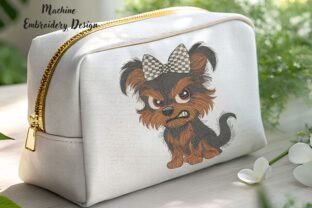 Grumpy Cartoon Yorkie Puppy · Creative Fabrica