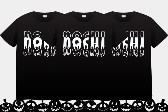 Handwriting Blood Stacked Font PNG with transparent background - Preview 4