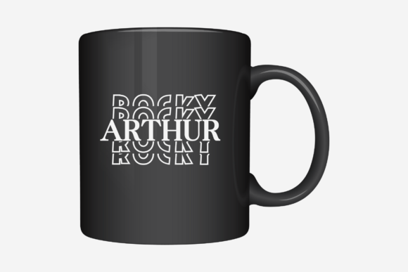 Handwriting Stacked Monogram Font - Preview 3