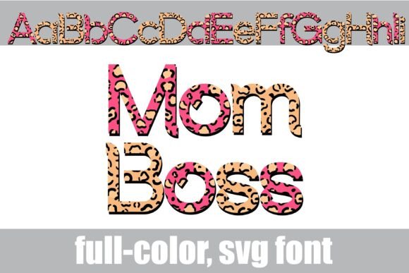 Mom Boss Font PNG with transparent background - Preview 1
