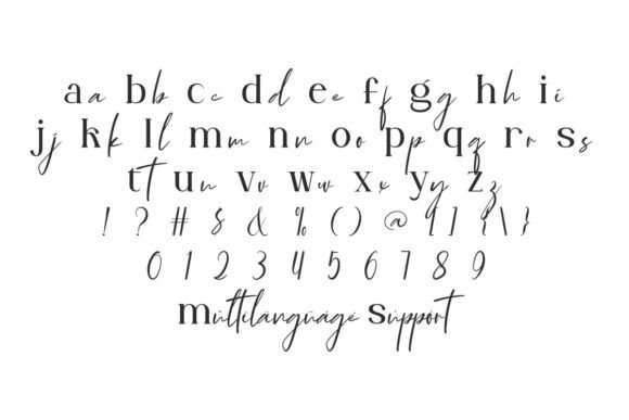 Our Sky Font PNG with transparent background - Preview 4