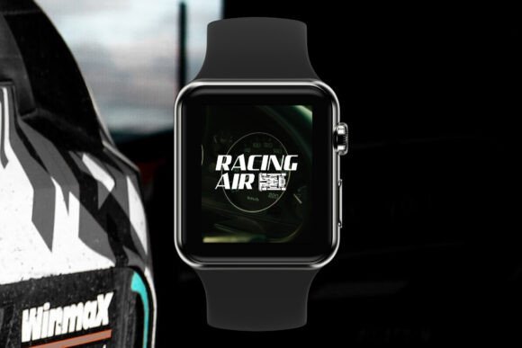 Racing Air Font PNG with transparent background - Preview 2