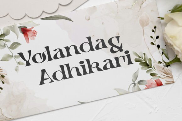 Romantic Again Font PNG with transparent background - Preview 1