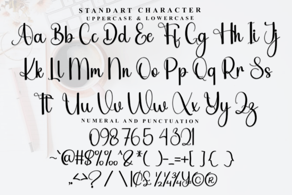 Shopia Font PNG with transparent background - Preview 4