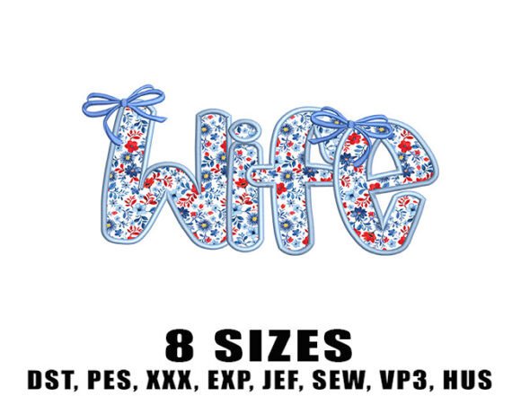 Wife Applique