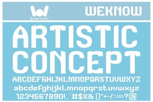 Creative Image Font - Preview 1