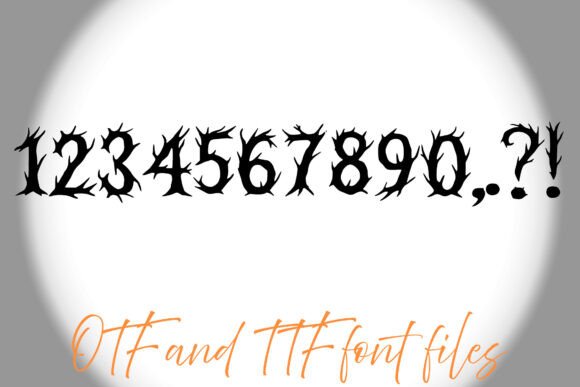 Dead Trees Font - Preview 2