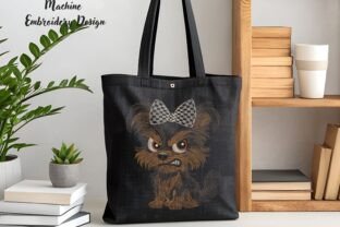 Funny Grumpy Cartoon Yorkie Dog · Creative Fabrica