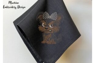 Funny Grumpy Cartoon Yorkie Dog · Creative Fabrica