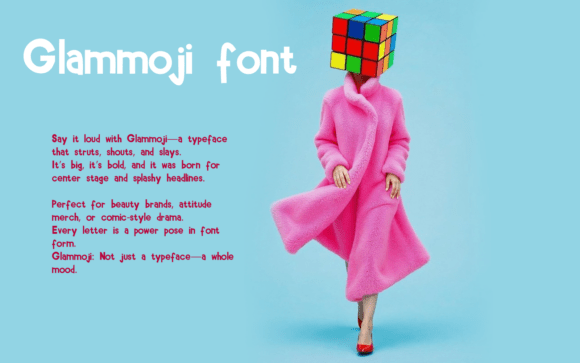 Glammoji Font - Preview 1
