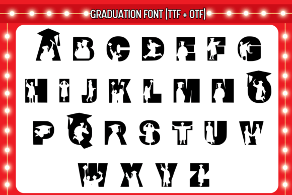 Graduation Font - Preview 1