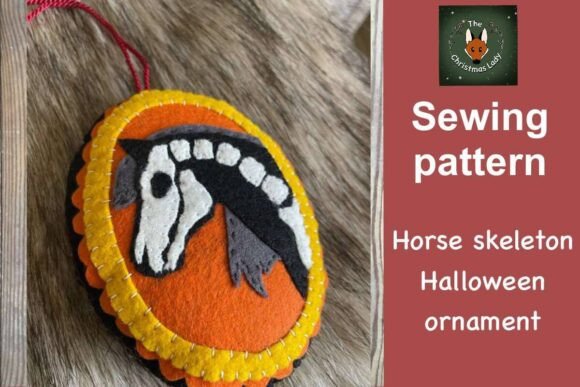 Halloween Ornament - Felt Sewing Pattern