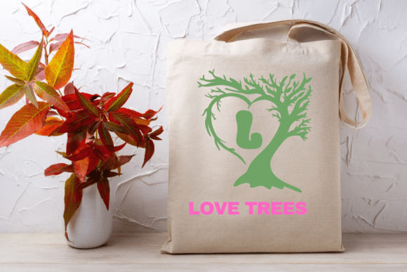 Love Trees Font PNG with transparent background - Preview 5