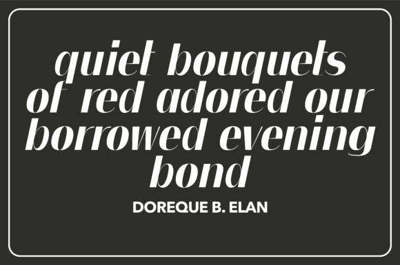 Noir Font font preview - 6