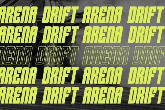 Burst Speed Font - Preview 1