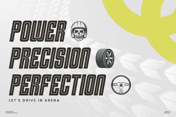 Burst Speed Font - Preview 2