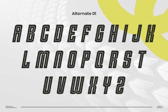 Burst Speed Font - Preview 5