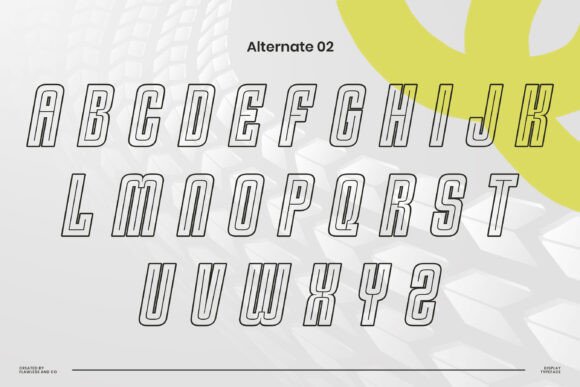 Burst Speed Font - Preview 6