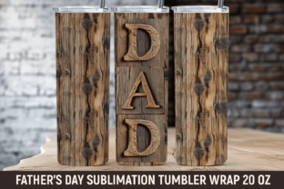 Father's Day Tumbler Wrap, Dad Tumbler Graphic by KMarinaDesign ...