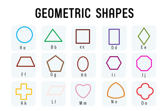 Geometric Shapes Font - Preview 1