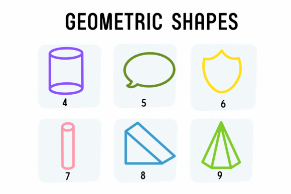 Geometric Shapes Font - Preview 3