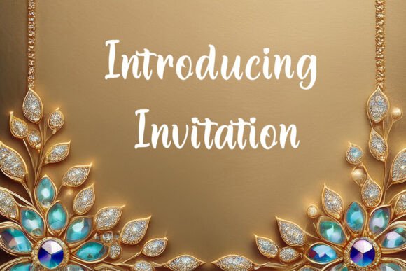 Invitation Font - Preview 1