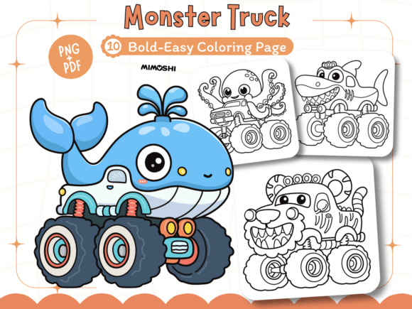 Monster Truck Coloring Pages