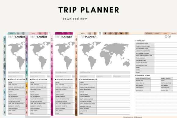 Digital Planner Boho 2025 2026 2027 & Undated Graphic by Plamarplanners ...