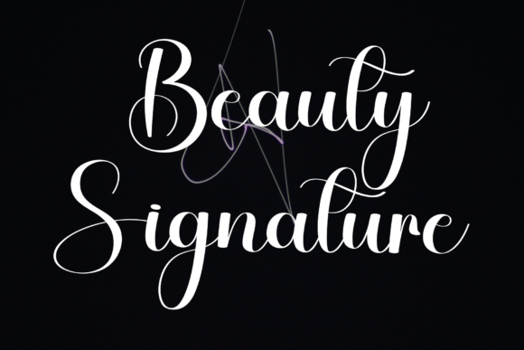 Alphabet Signature Font - Preview 6