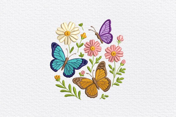 Butterflies and Flowers