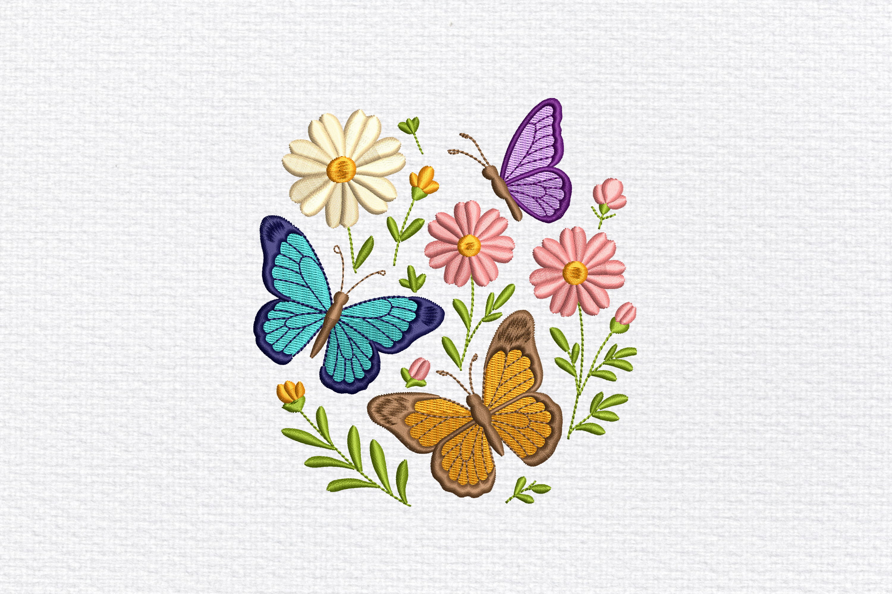 Butterflies and Flowers