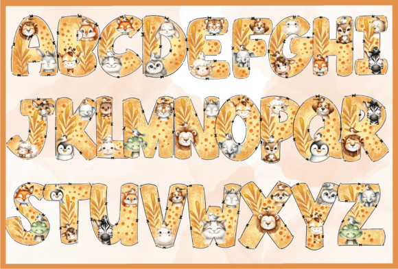 Cute Animals Font - Preview 1