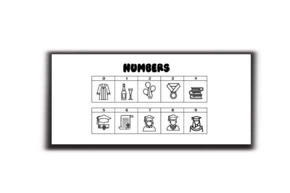 Graduation Doodles Font PNG with transparent background - Preview 3
