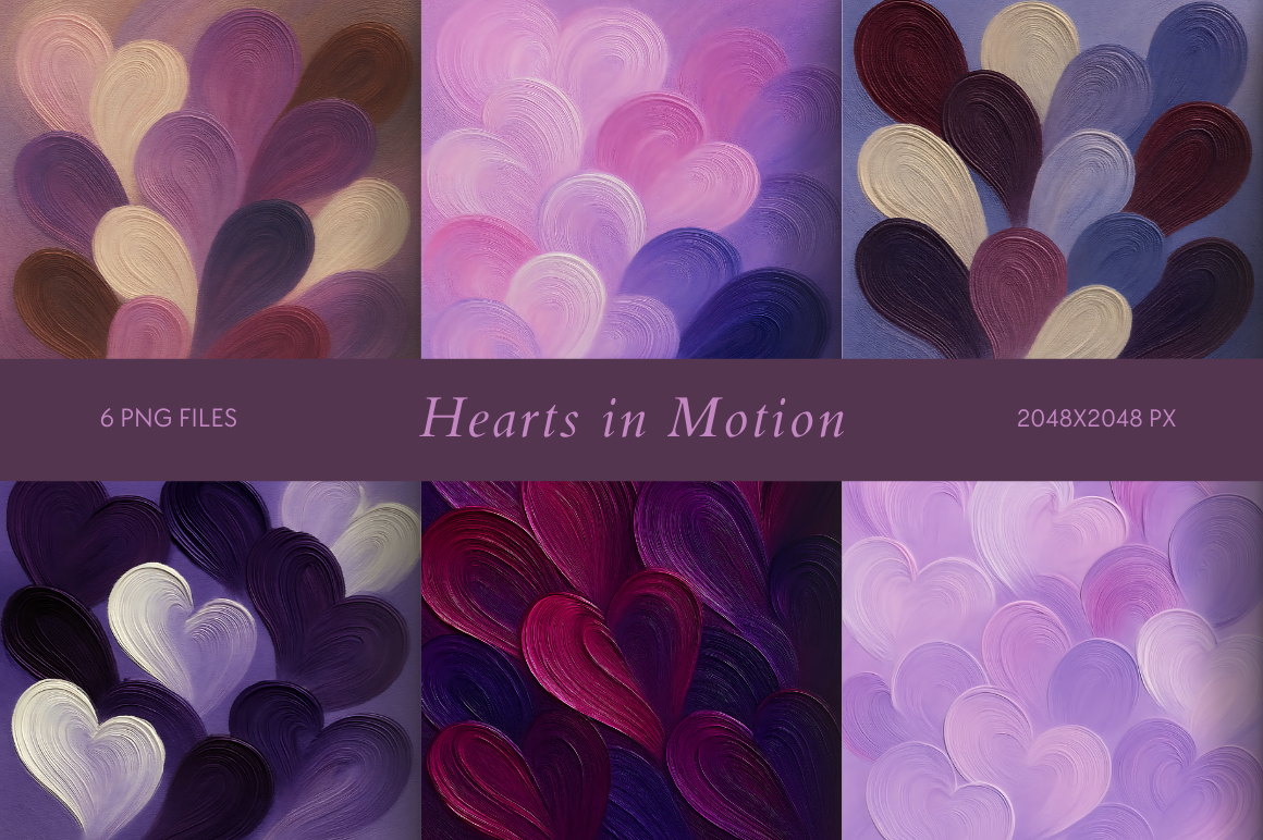 Hearts in Motion Graphic by All_Design98 · Creative Fabrica