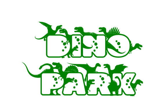 Hi Dino Font PNG with transparent background - Preview 3