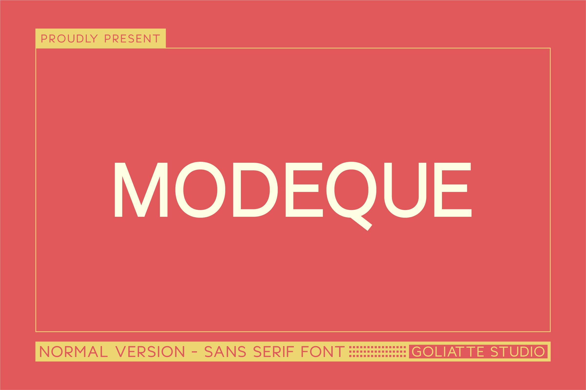 Modeque preview, placeholder image
