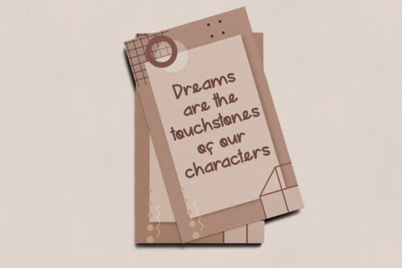 Monday Cafe Font PNG with transparent background - Preview 2