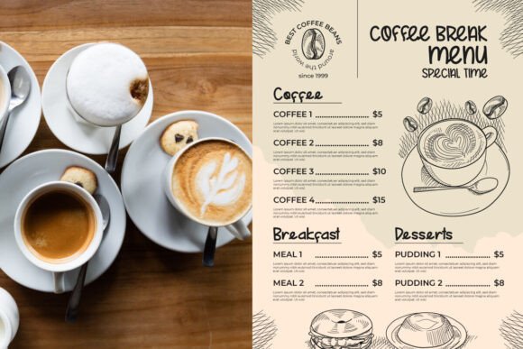 Monday Cafe Font PNG with transparent background - Preview 3