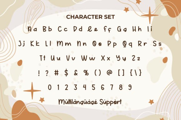 Monday Cafe Font PNG with transparent background - Preview 4