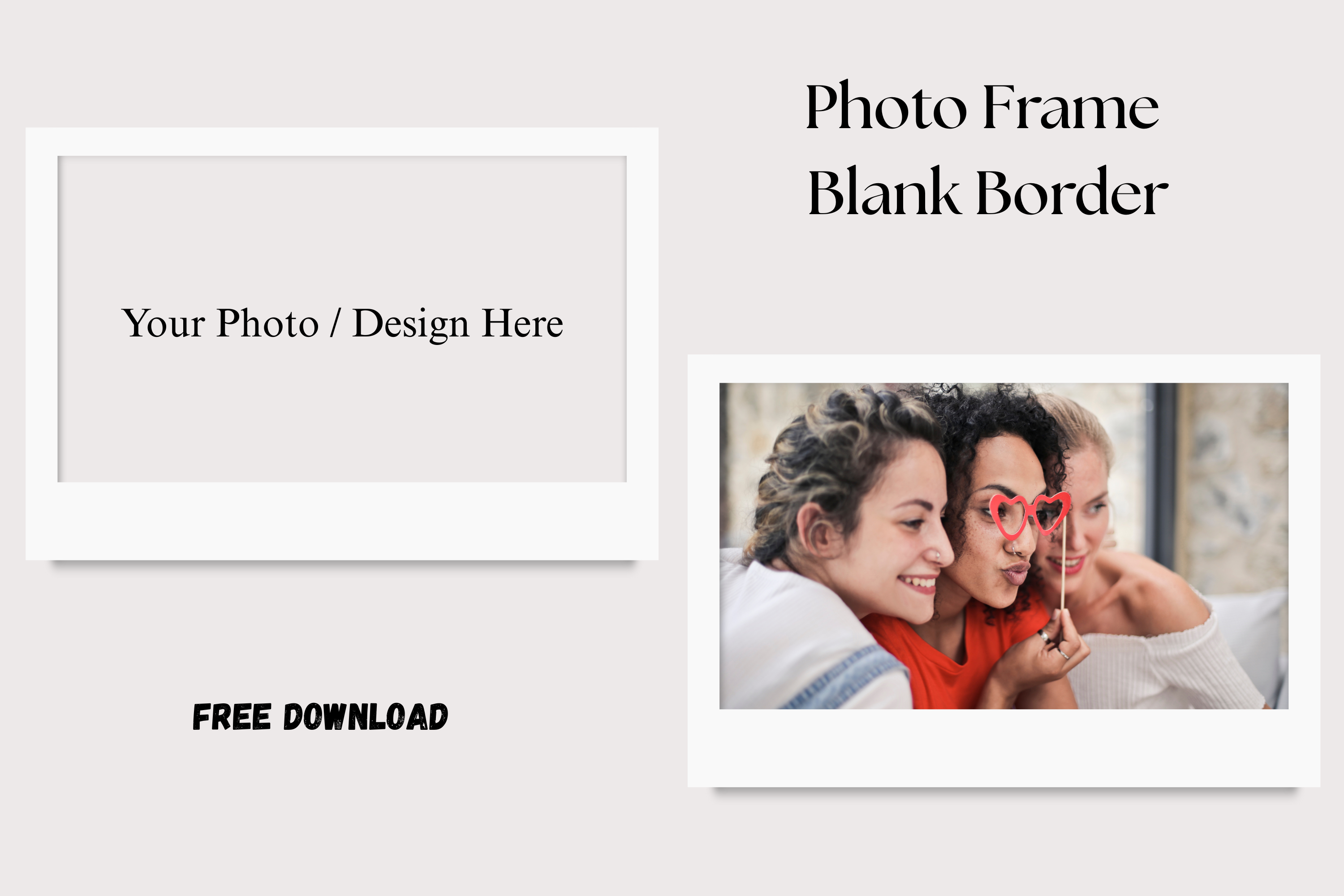 White Photo Frame Blank Border Graphic by Justnaturephoto_shop ...