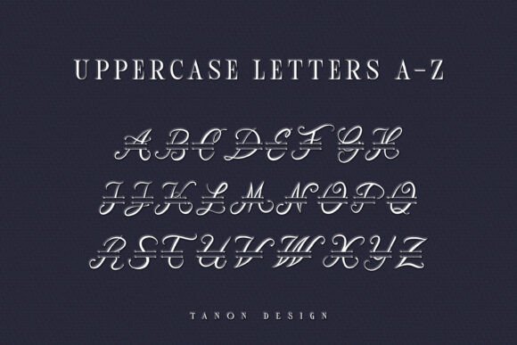 Alogoda Monogram Font - Preview 2