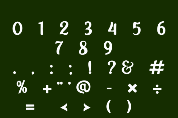 Black to School Font - Preview 3