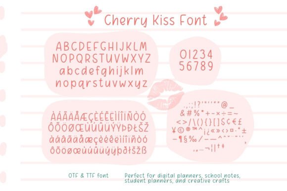 Cherry Kiss Font - Preview 1