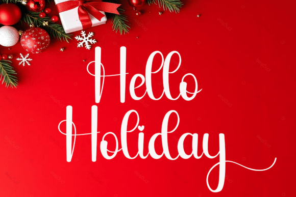 Christmas Font - Preview 2