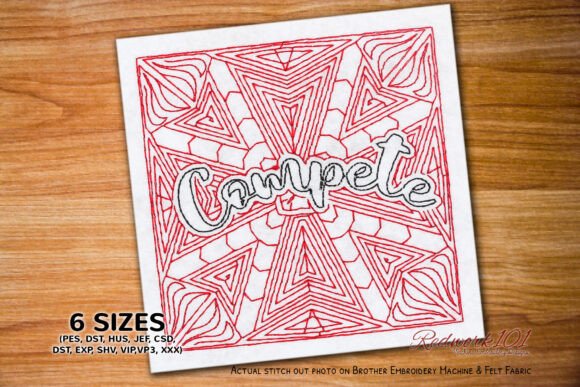 Compete Mandala Embroidery