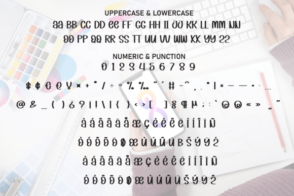 Designer Rainbow Font - Preview 5