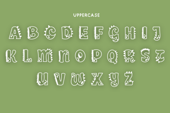 Dinosaur Font - Preview 5