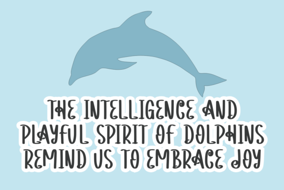 Dolphin Font - Preview 1