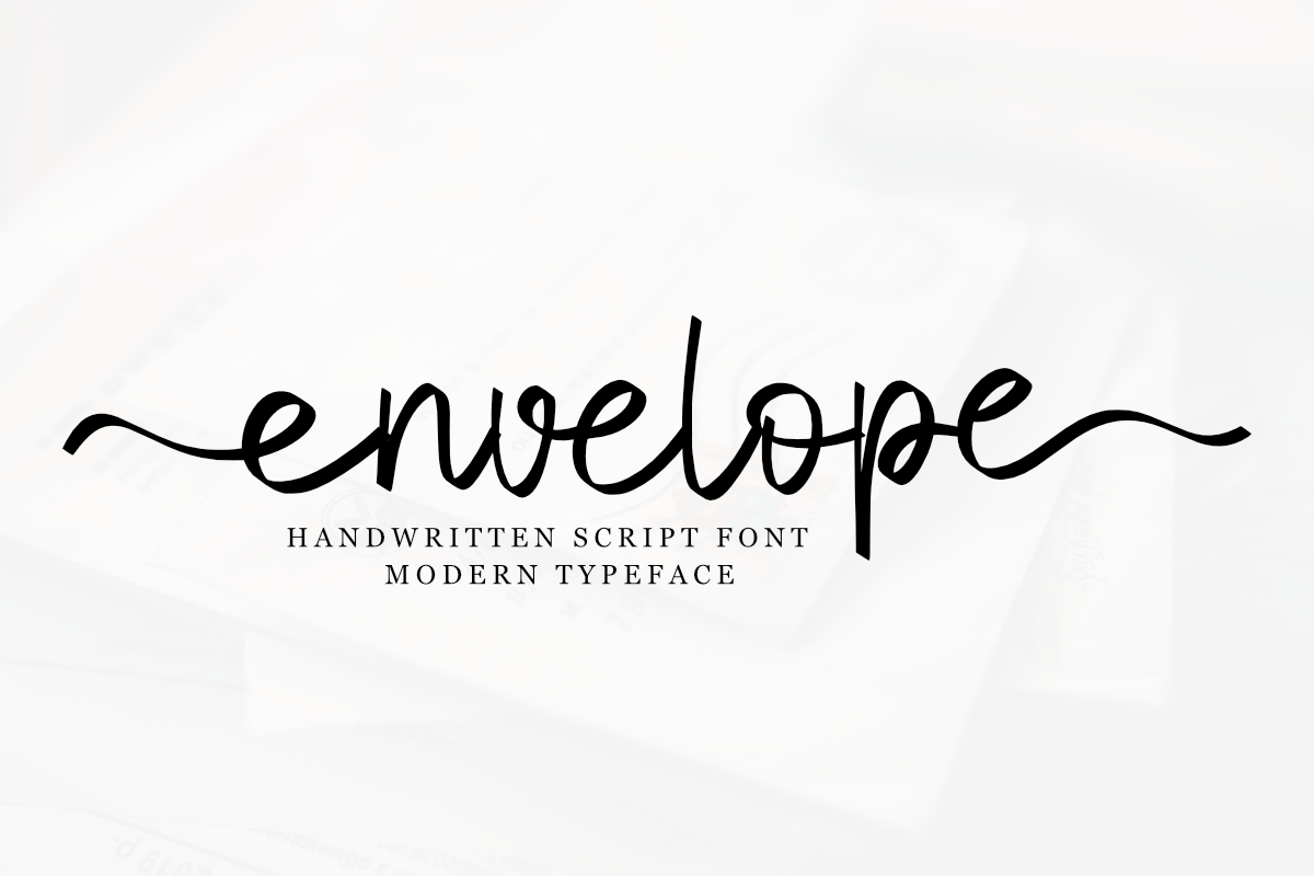 Envelope Font