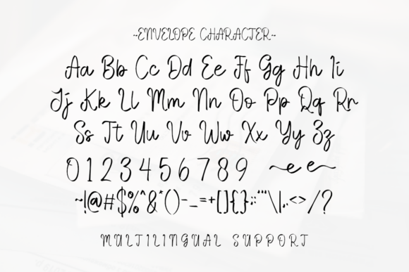 Envelope Font - Preview 5